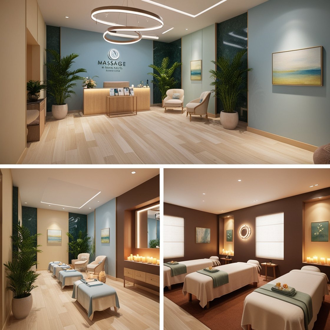 Interior Design&Décor for Massage salon