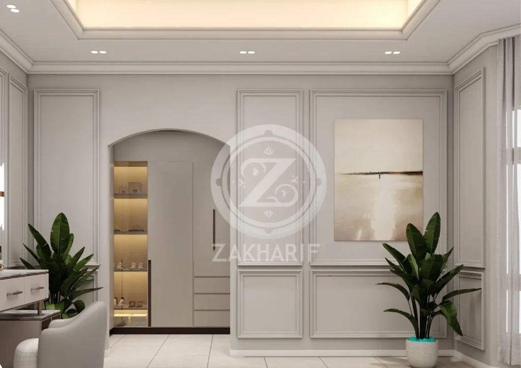 تفاصيل المساحة والأثاث ضمن تصاميم غرف النوم