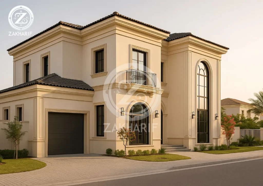 تصميم واجهة أو مساحة خارجية