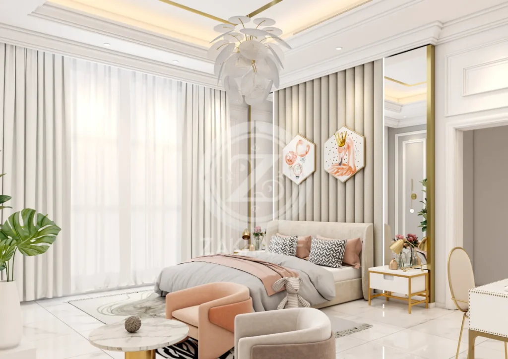 تفاصيل الألوان والأثاث ضمن تصاميم مساحات الأطفال