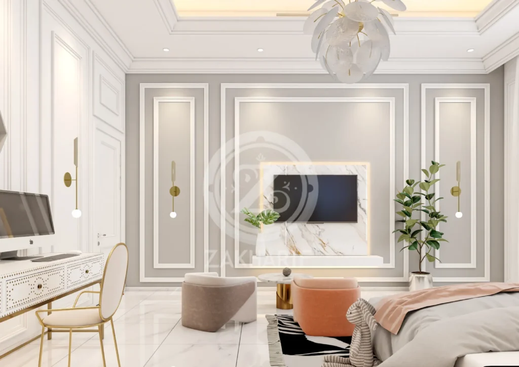 تفاصيل الألوان والأثاث ضمن تصاميم مساحات الأطفال