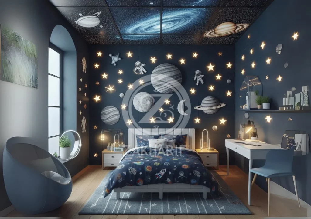 تفاصيل الألوان والأثاث ضمن تصاميم مساحات الأطفال