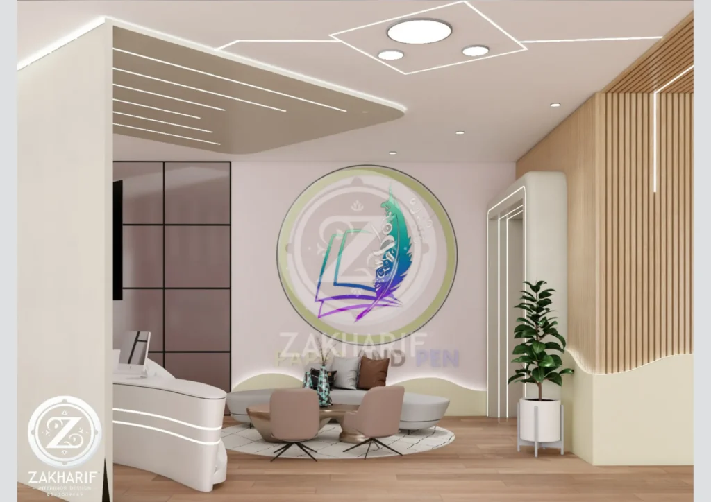 توزيع الأثاث والتشطيبات ضمن مساحات العمل