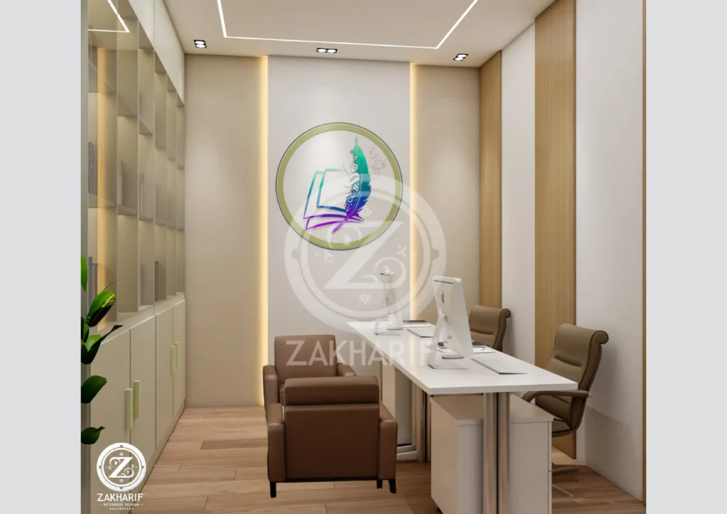 توزيع الأثاث والتشطيبات ضمن مساحات العمل